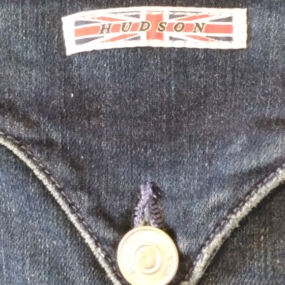 HUDSON COLLIN MIDRISE BOOT CUT JEANS WITH FLAP POCKETS, NWOT - Picture 9 of 10